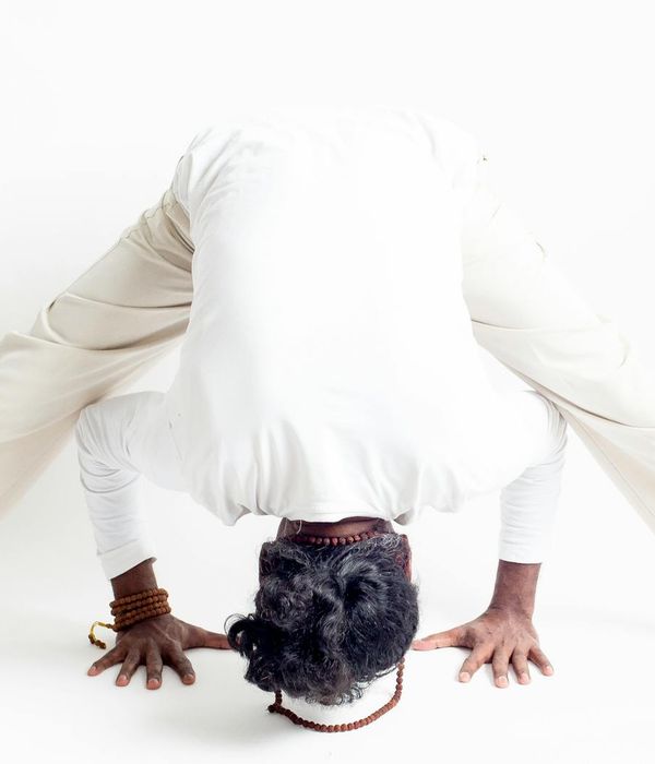 Man meditating after a workout, showing mental clarity.
